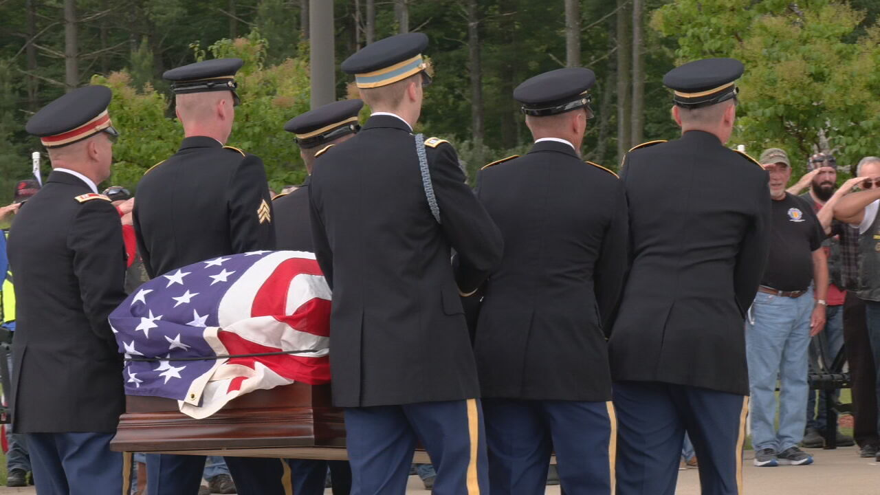 WWII veteran buried at Kentucky Veterans Cemetery after nearly 80 years in unmarked Belgium grave